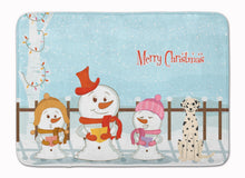 Load image into Gallery viewer, Merry Christmas Carolers Dalmatian Machine Washable Memory Foam Mat BB2428RUG