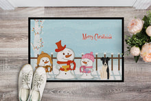 Load image into Gallery viewer, Merry Christmas Carolers Smooth Fox Terrier Doormat - 24x36 Decorative Floor Mat – Indoor/Outdoor Rug with Artistic Flair BB2429JMAT