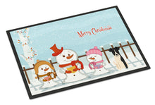 Load image into Gallery viewer, Merry Christmas Carolers Smooth Fox Terrier Doormat - 24x36 Decorative Floor Mat – Indoor/Outdoor Rug with Artistic Flair BB2429JMAT
