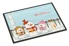 Load image into Gallery viewer, Merry Christmas Carolers Whippet Doormat - 24x36 Decorative Floor Mat – Indoor/Outdoor Rug with Artistic Flair BB2430JMAT