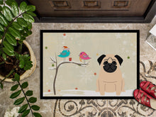 Load image into Gallery viewer, Christmas Presents between Friends Pug Fawn Doormat - 24x36 Decorative Floor Mat – Indoor/Outdoor Rug with Artistic Flair BB2480JMAT