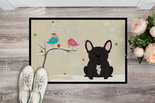 Load image into Gallery viewer, Christmas Presents between Friends French Bulldog Brindle Doormat - 24x36 Decorative Floor Mat – Indoor/Outdoor Rug with Artistic Flair BB2481JMAT