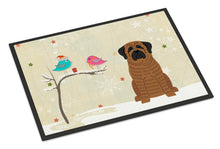 Load image into Gallery viewer, Christmas Presents between Friends Mastiff Brindle Doormat - 24x36 Decorative Floor Mat – Indoor/Outdoor Rug with Artistic Flair BB2487JMAT