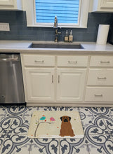 Load image into Gallery viewer, Christmas Presents between Friends Mastiff Brindle Machine Washable Memory Foam Mat BB2487RUG