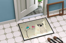 Load image into Gallery viewer, Christmas Presents between Friends Mastiff Brindle White Doormat - 24x36 Decorative Floor Mat – Indoor/Outdoor Rug with Artistic Flair BB2488JMAT