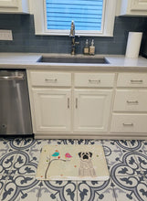Load image into Gallery viewer, Christmas Presents between Friends Mastiff Brindle White Machine Washable Memory Foam Mat BB2488RUG