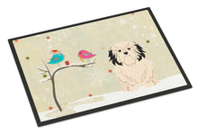 Load image into Gallery viewer, Christmas Presents between Friends Lowchen Doormat - 24x36 Decorative Floor Mat – Indoor/Outdoor Rug with Artistic Flair BB2491JMAT