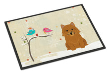 Load image into Gallery viewer, Christmas Presents between Friends Norwich Terrier Doormat - 24x36 Decorative Floor Mat – Indoor/Outdoor Rug with Artistic Flair BB2492JMAT