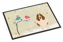Load image into Gallery viewer, Christmas Presents between Friends Basset Hound Doormat - 24x36 Decorative Floor Mat – Indoor/Outdoor Rug with Artistic Flair BB2493JMAT