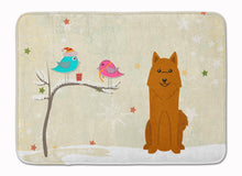 Load image into Gallery viewer, Christmas Presents between Friends Karelian Bear Dog Machine Washable Memory Foam Mat BB2494RUG