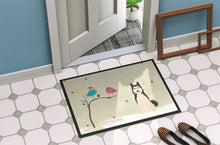 Load image into Gallery viewer, Christmas Presents between Friends West Siberian Laika Spitz Doormat - 24x36 Decorative Floor Mat – Indoor/Outdoor Rug with Artistic Flair BB2497JMAT
