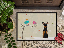 Load image into Gallery viewer, Christmas Presents between Friends Manchester Terrier Doormat - 24x36 Decorative Floor Mat – Indoor/Outdoor Rug with Artistic Flair BB2500JMAT