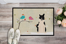 Load image into Gallery viewer, Christmas Presents between Friends Russo-European Laika Spitz Doormat - 24x36 Decorative Floor Mat – Indoor/Outdoor Rug with Artistic Flair BB2501JMAT
