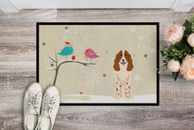 Load image into Gallery viewer, Christmas Presents between Friends Russian Spaniel Doormat - 24x36 Decorative Floor Mat – Indoor/Outdoor Rug with Artistic Flair BB2503JMAT