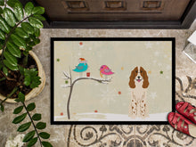 Load image into Gallery viewer, Christmas Presents between Friends Russian Spaniel Doormat - 24x36 Decorative Floor Mat – Indoor/Outdoor Rug with Artistic Flair BB2503JMAT