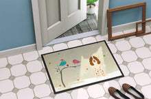 Load image into Gallery viewer, Christmas Presents between Friends Russian Spaniel Doormat - 24x36 Decorative Floor Mat – Indoor/Outdoor Rug with Artistic Flair BB2503JMAT