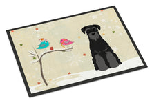 Load image into Gallery viewer, Christmas Presents between Friends Standard Schnauzer Black Doormat - 24x36 Decorative Floor Mat – Indoor/Outdoor Rug with Artistic Flair BB2504JMAT