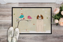Load image into Gallery viewer, Christmas Presents between Friends Saint Bernard Doormat - 24x36 Decorative Floor Mat – Indoor/Outdoor Rug with Artistic Flair BB2507JMAT
