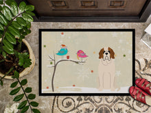 Load image into Gallery viewer, Christmas Presents between Friends Saint Bernard Doormat - 24x36 Decorative Floor Mat – Indoor/Outdoor Rug with Artistic Flair BB2507JMAT