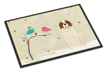 Load image into Gallery viewer, Christmas Presents between Friends Saint Bernard Doormat - 24x36 Decorative Floor Mat – Indoor/Outdoor Rug with Artistic Flair BB2507JMAT