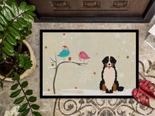 Load image into Gallery viewer, Christmas Presents between Friends Bernese Mountain Dog Doormat - 24x36 Decorative Floor Mat – Indoor/Outdoor Rug with Artistic Flair BB2508JMAT