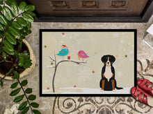 Load image into Gallery viewer, Christmas Presents between Friends Greater Swiss Mountain Dog Doormat - 24x36 Decorative Floor Mat – Indoor/Outdoor Rug with Artistic Flair BB2509JMAT
