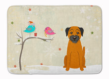 Load image into Gallery viewer, Christmas Presents between Friends Border Terrier Machine Washable Memory Foam Mat BB2511RUG