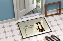 Load image into Gallery viewer, Christmas Presents between Friends Appenzeller Sennenhund Doormat - 24x36 Decorative Floor Mat – Indoor/Outdoor Rug with Artistic Flair BB2515JMAT