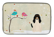 Load image into Gallery viewer, Christmas Presents between Friends Swiss Hound Dish Drying Mat – Absorbent, Artistic Kitchen Essentials BB2516DDM
