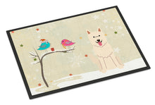 Load image into Gallery viewer, Christmas Presents between Friends White German Shepherd Doormat - 24x36 Decorative Floor Mat – Indoor/Outdoor Rug with Artistic Flair BB2517JMAT