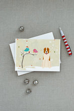 Load image into Gallery viewer, Christmas Presents between Friends Central Asian Shepherd Dog Greeting Cards -  Blank Note Cards – 8-Pack of Artist-Designed Cards with Envelopes