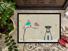 Load image into Gallery viewer, Christmas Presents between Friends Miniature Schanuzer Salt and Pepper Doormat - 24x36 Decorative Floor Mat – Indoor/Outdoor Rug with Artistic Flair BB2526JMAT