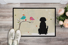Load image into Gallery viewer, Christmas Presents between Friends Black Labrador Doormat - 24x36 Decorative Floor Mat – Indoor/Outdoor Rug with Artistic Flair BB2529JMAT