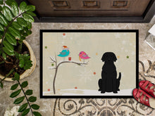 Load image into Gallery viewer, Christmas Presents between Friends Black Labrador Doormat - 24x36 Decorative Floor Mat – Indoor/Outdoor Rug with Artistic Flair BB2529JMAT
