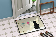 Load image into Gallery viewer, Christmas Presents between Friends Black Labrador Doormat - 24x36 Decorative Floor Mat – Indoor/Outdoor Rug with Artistic Flair BB2529JMAT
