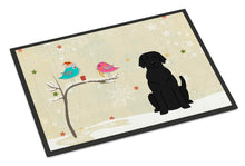 Load image into Gallery viewer, Christmas Presents between Friends Black Labrador Doormat - 24x36 Decorative Floor Mat – Indoor/Outdoor Rug with Artistic Flair BB2529JMAT