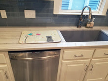 Load image into Gallery viewer, Christmas Presents between Friends Glen of Imal Grey Dish Drying Mat – Absorbent, Artistic Kitchen Essentials BB2531DDM