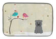 Load image into Gallery viewer, Christmas Presents between Friends Glen of Imal Grey Dish Drying Mat – Absorbent, Artistic Kitchen Essentials BB2531DDM