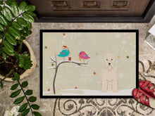 Load image into Gallery viewer, Christmas Presents between Friends Soft Coated Wheaten Terrier Doormat - 24x36 Decorative Floor Mat – Indoor/Outdoor Rug with Artistic Flair BB2533JMAT