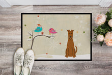 Load image into Gallery viewer, Christmas Presents between Friends Irish Terrier Doormat - 24x36 Decorative Floor Mat – Indoor/Outdoor Rug with Artistic Flair BB2534JMAT