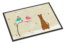 Load image into Gallery viewer, Christmas Presents between Friends Irish Terrier Doormat - 24x36 Decorative Floor Mat – Indoor/Outdoor Rug with Artistic Flair BB2534JMAT