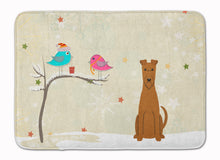 Load image into Gallery viewer, Christmas Presents between Friends Irish Terrier Machine Washable Memory Foam Mat BB2534RUG