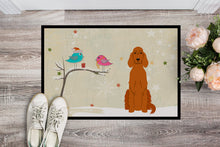 Load image into Gallery viewer, Christmas Presents between Friends Irish Setter Doormat - 24x36 Decorative Floor Mat – Indoor/Outdoor Rug with Artistic Flair BB2536JMAT