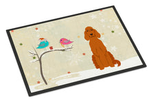 Load image into Gallery viewer, Christmas Presents between Friends Irish Setter Doormat - 24x36 Decorative Floor Mat – Indoor/Outdoor Rug with Artistic Flair BB2536JMAT