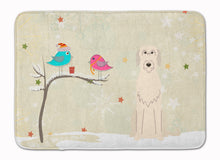 Load image into Gallery viewer, Christmas Presents between Friends Irish Wolfhound Machine Washable Memory Foam Mat BB2537RUG