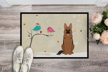 Load image into Gallery viewer, Christmas Presents between Friends German Shepherd Doormat - 24x36 Decorative Floor Mat – Indoor/Outdoor Rug with Artistic Flair BB2539JMAT