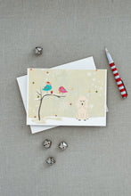 Load image into Gallery viewer, Christmas Presents between Friends Poodle - White Greeting Cards -  Blank Note Cards – 8-Pack of Artist-Designed Cards with Envelopes