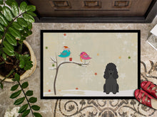 Load image into Gallery viewer, Christmas Presents between Friends Poodle Black Doormat - 24x36 Decorative Floor Mat – Indoor/Outdoor Rug with Artistic Flair BB2543JMAT