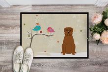 Load image into Gallery viewer, Christmas Presents between Friends Dogue de Bourdeaux Doormat - 24x36 Decorative Floor Mat – Indoor/Outdoor Rug with Artistic Flair BB2545JMAT