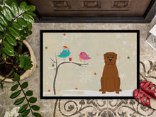 Load image into Gallery viewer, Christmas Presents between Friends Dogue de Bourdeaux Doormat - 24x36 Decorative Floor Mat – Indoor/Outdoor Rug with Artistic Flair BB2545JMAT